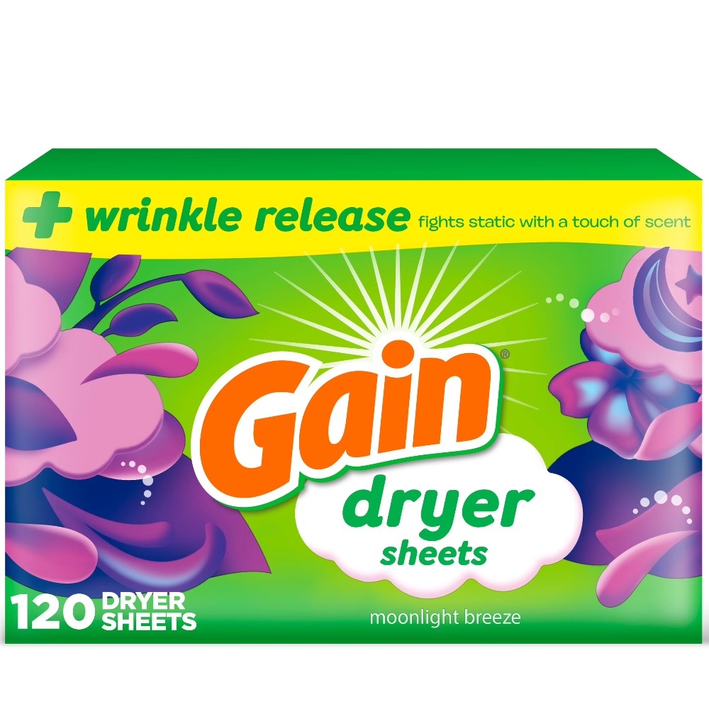 Fabric Softener Sheet - Dryer Sheets, Moonlight Breeze Scent, 120