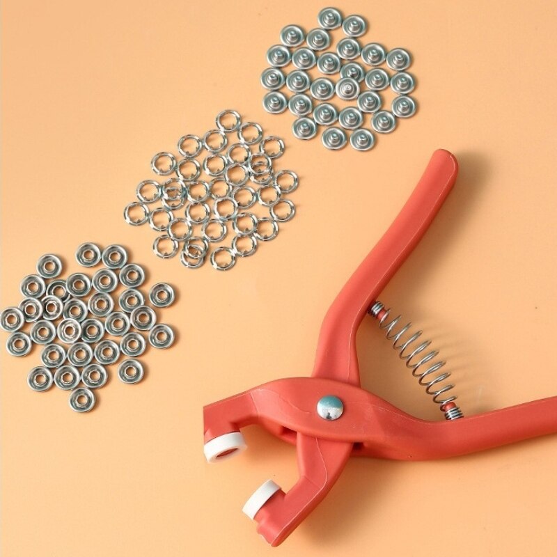 Textile Sewing Kit - 50 bộ 9.5mm năm hàm Khóa