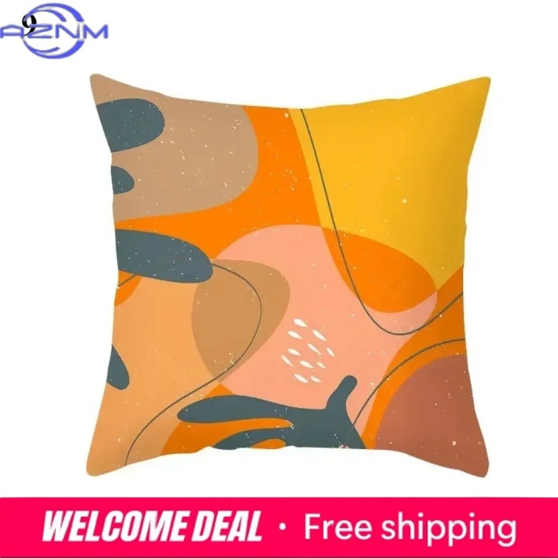 Boho Orange Abstract Cushion C - đánh giá và giá Century Textile & Sewing Supply Hours