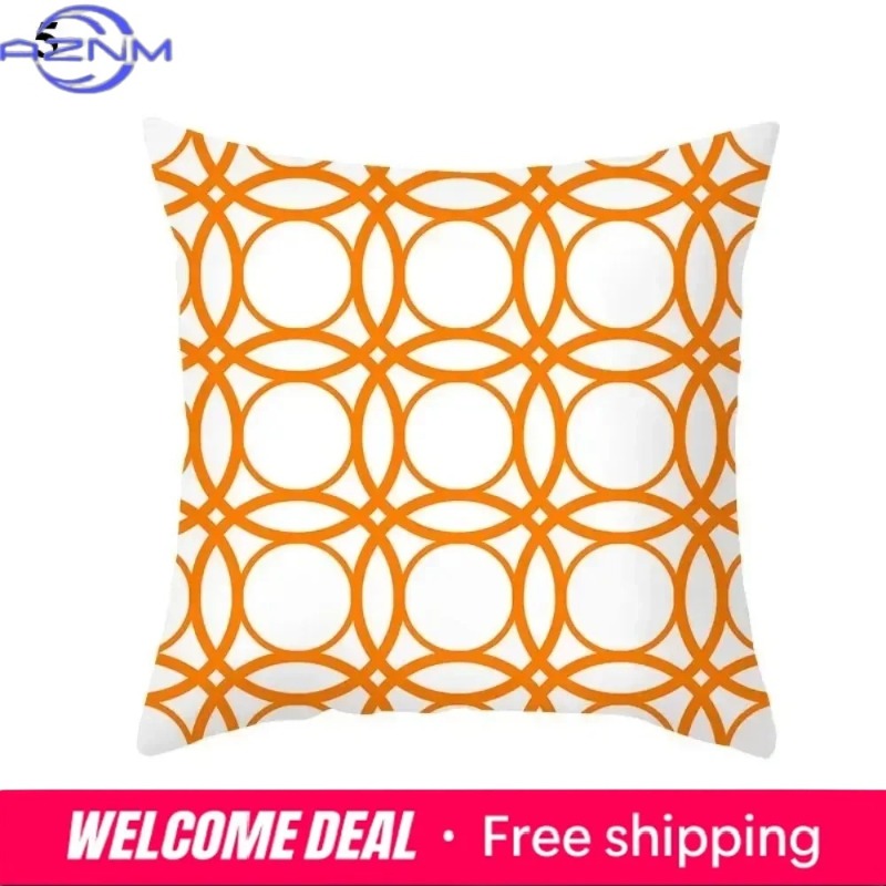 Boho Orange Abstract Cushion C - đánh giá và giá Century Textile & Sewing Supply Hours