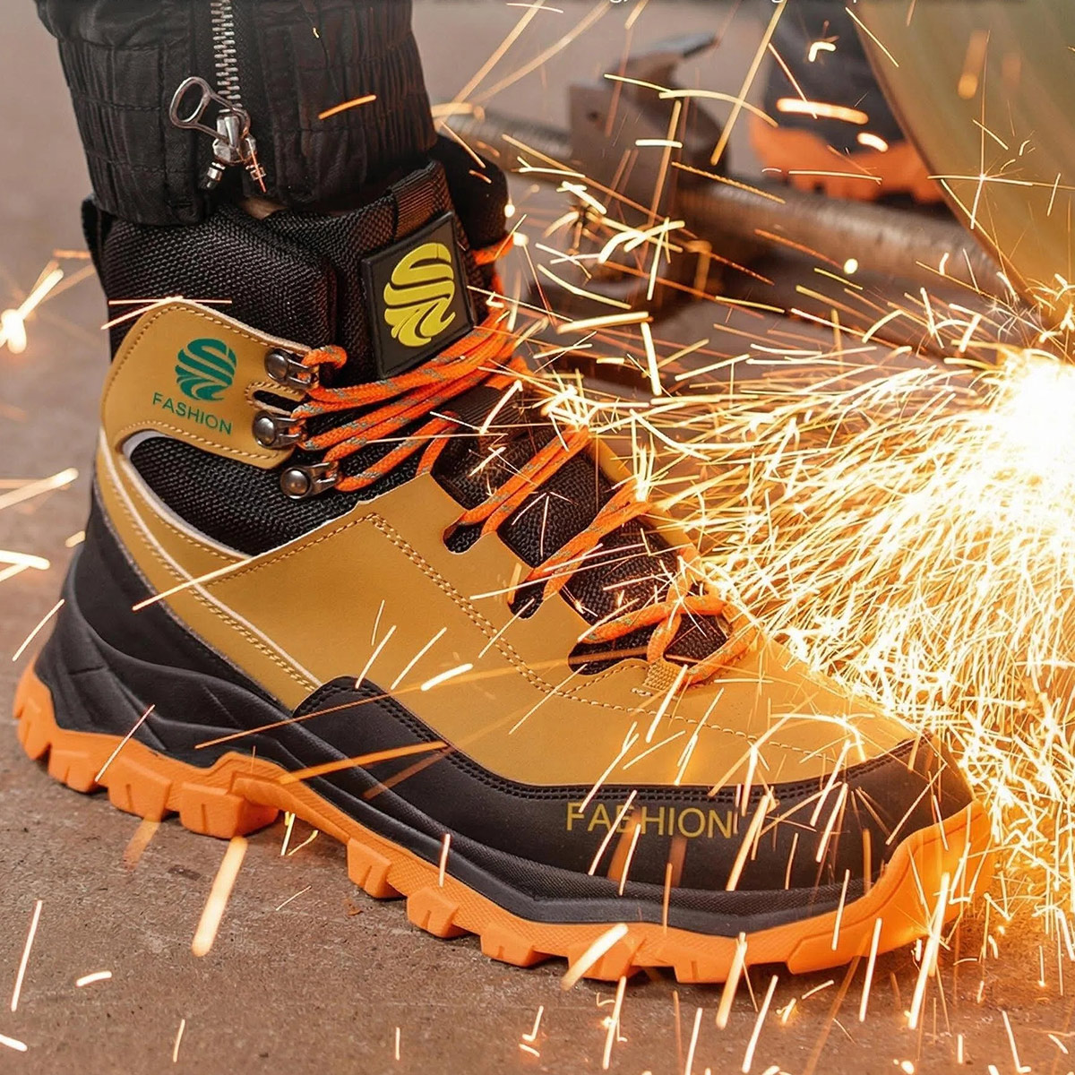 Men Steel Toe Work Shoes Impac - đánh giá và giá Sewing Industry