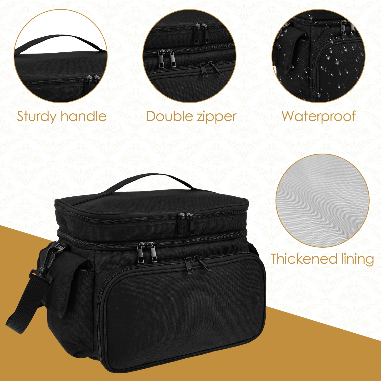 Large Sewing Bag Wool Knitting - đánh giá và giá Textile Sewing Kit