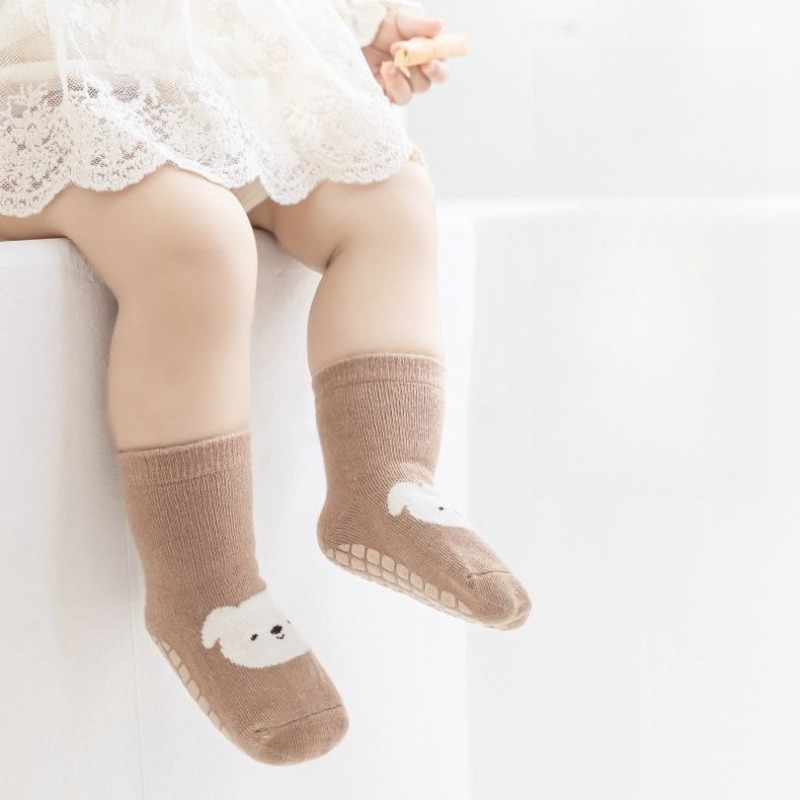 Baby Anti Slip Floor Socks Cot - đánh giá và giá Gripper Foot Walking