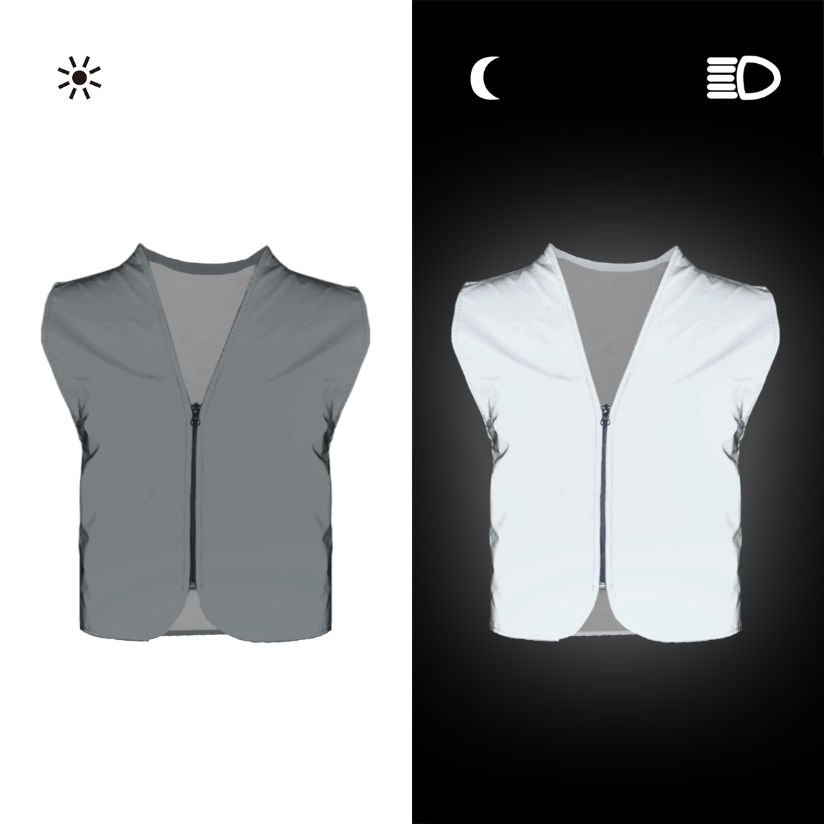 Salzmann Reflective Vest High  - đánh giá và giá Invisible Zip Fastener