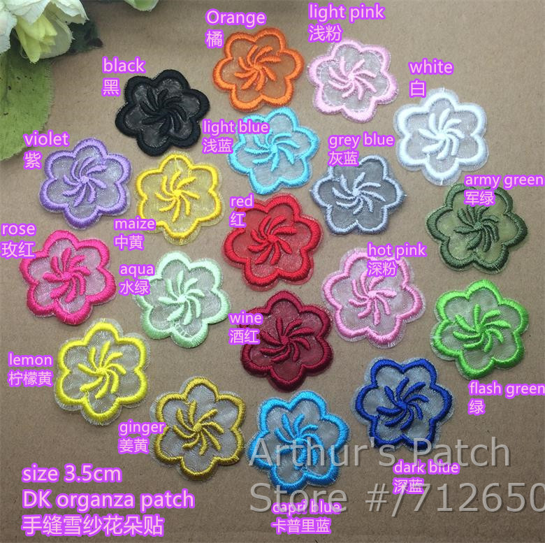 New Arrival 10 Pcs Flower Embr - đánh giá và giá Sewing Id