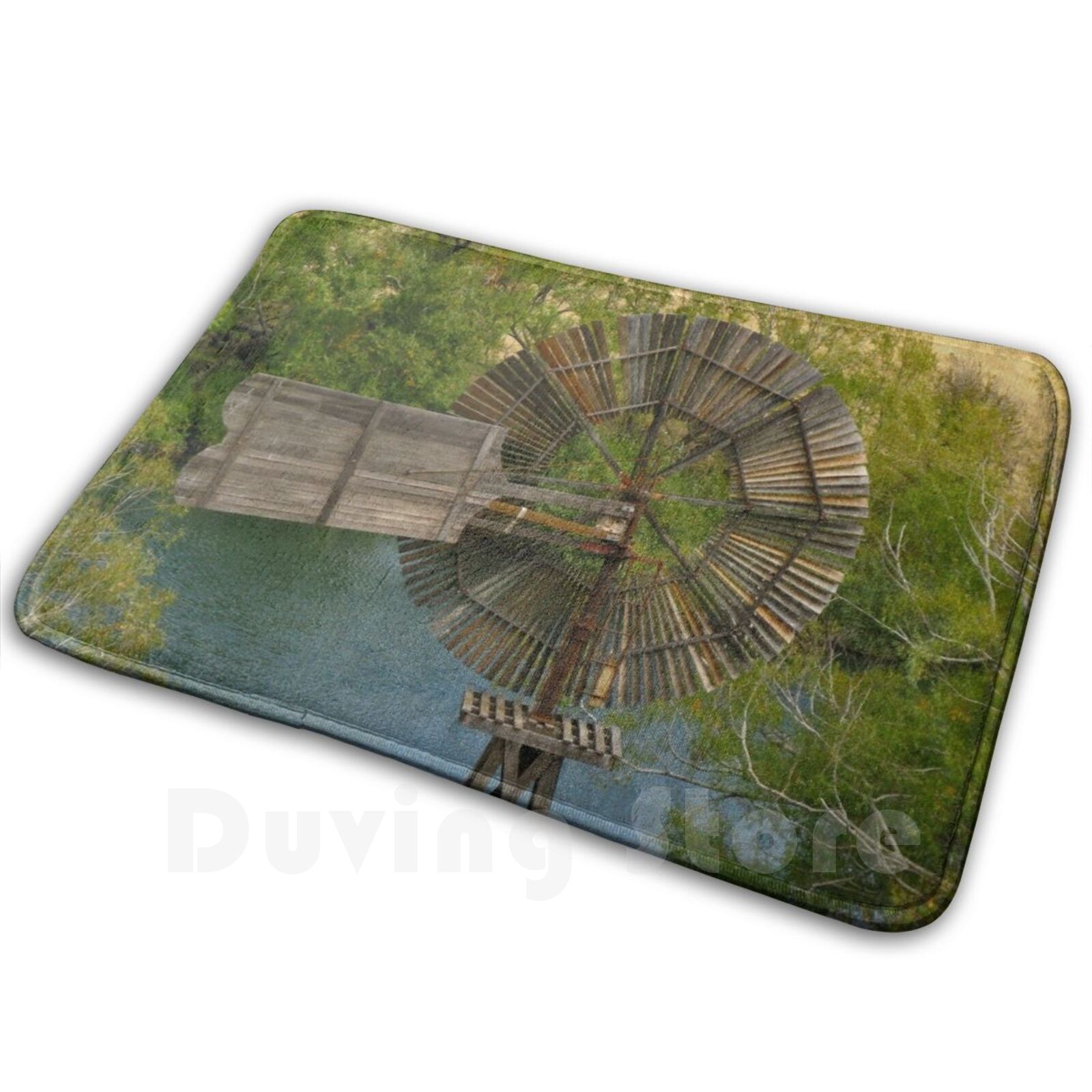 Wooden Windmill Carpet Mat Rug - đánh giá và giá Century Textile & Sewing Supply Hours