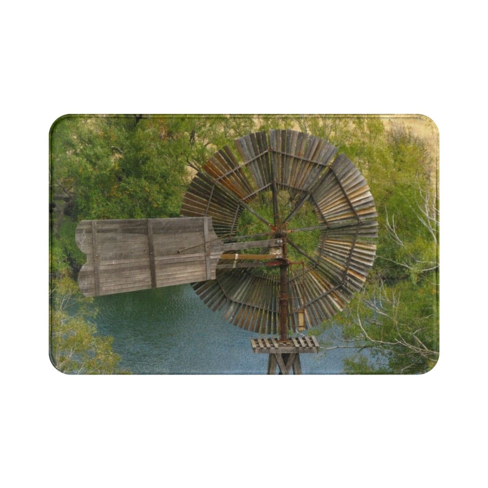 Wooden Windmill Carpet Mat Rug - đánh giá và giá Century Textile & Sewing Supply Hours