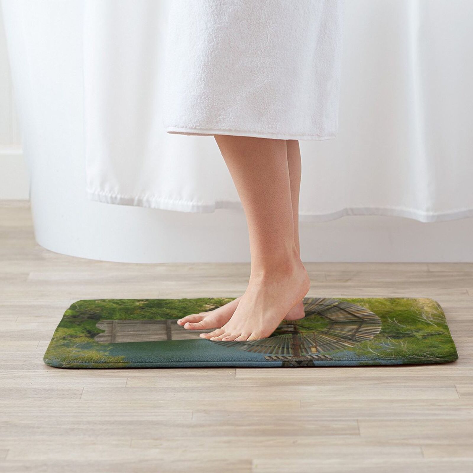 Wooden Windmill Carpet Mat Rug - đánh giá và giá Century Textile & Sewing Supply Hours