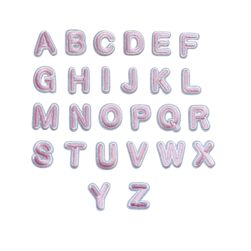 2cm Height Pink Color Alphabet - đánh giá và giá Sewing Id