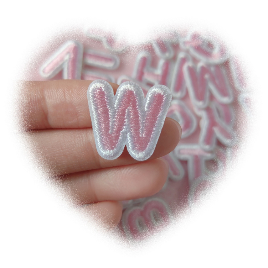 2cm Height Pink Color Alphabet - đánh giá và giá Sewing Id