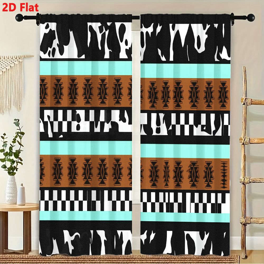 2Pcs Curtains 2D Flat Geometri - đánh giá và giá Century Textile & Sewing Supply Hours