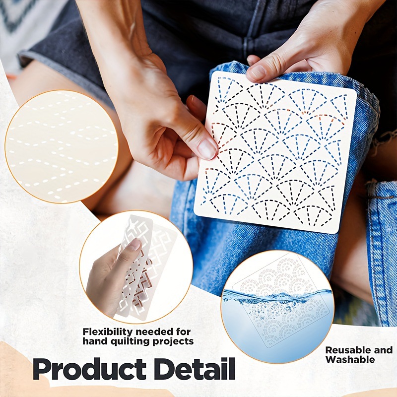 30Pcs Embroidery Templates DIY - đánh giá và giá Sewing Expert