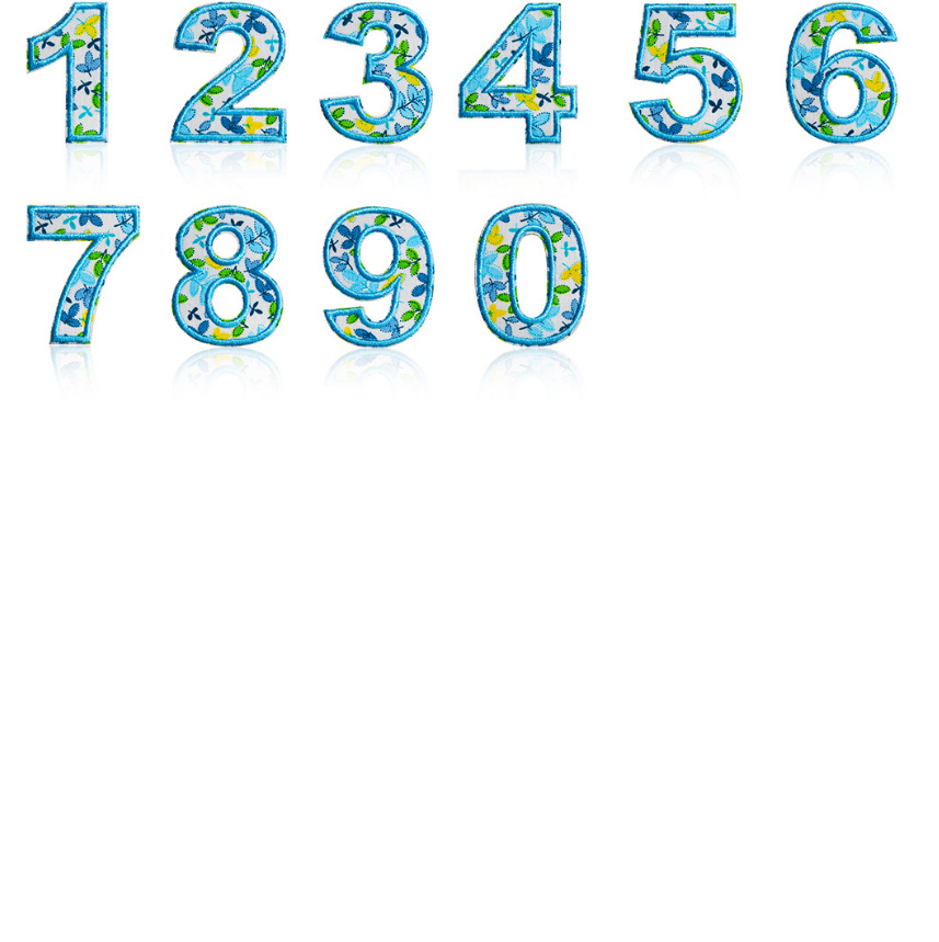 10 Pcs Blue Color Number Alpha - đánh giá và giá Sewing Id