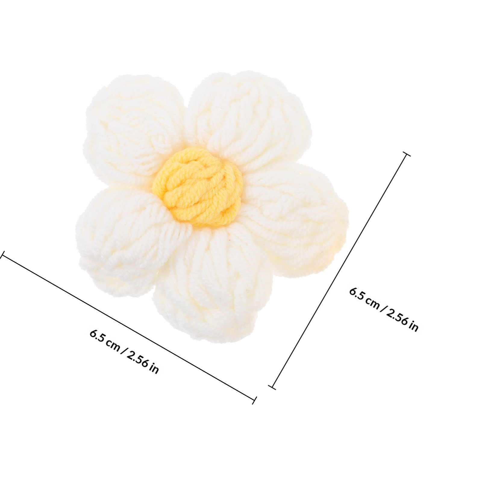 4Pcs Crocheted Floral DIY Acce - đánh giá và giá Sewing Garments