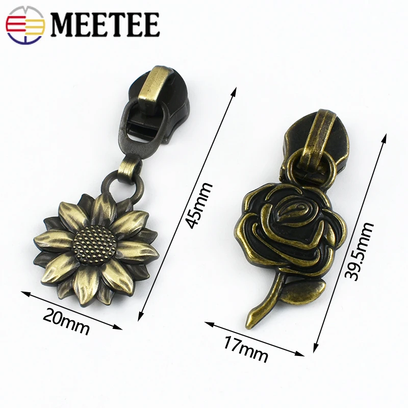 10-30Pcs 5# Flower Zipper Slid - đánh giá và giá Textile Sewing Kit