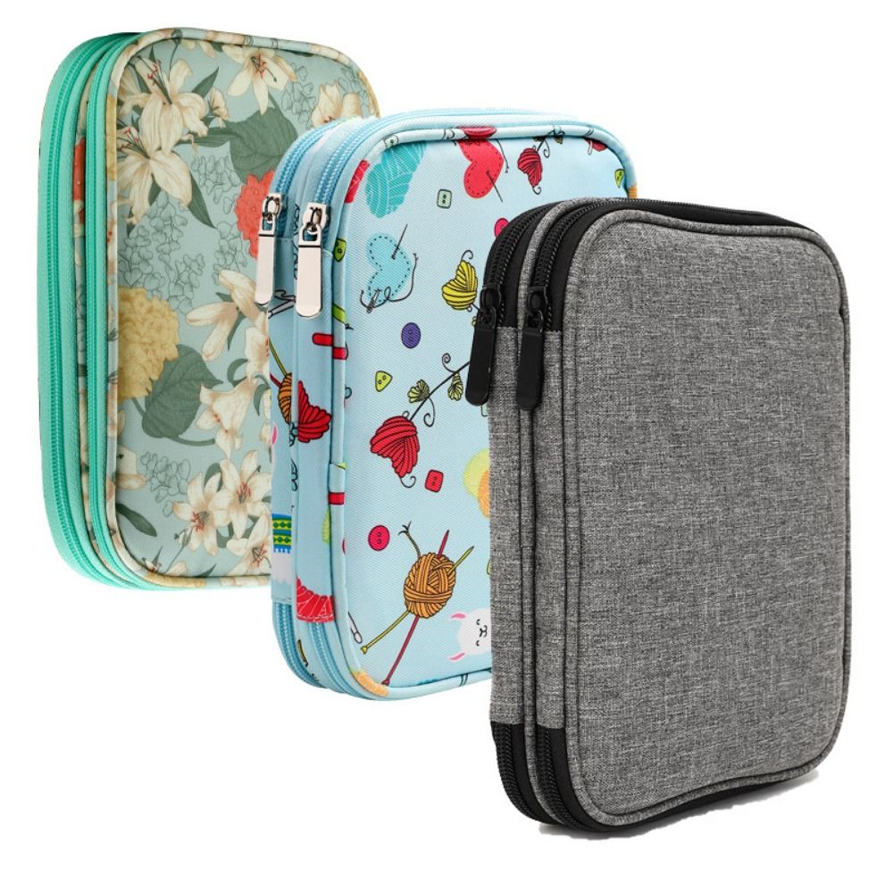 Knitting Needle Case, Portable - đánh giá và giá Textile Sewing Kit